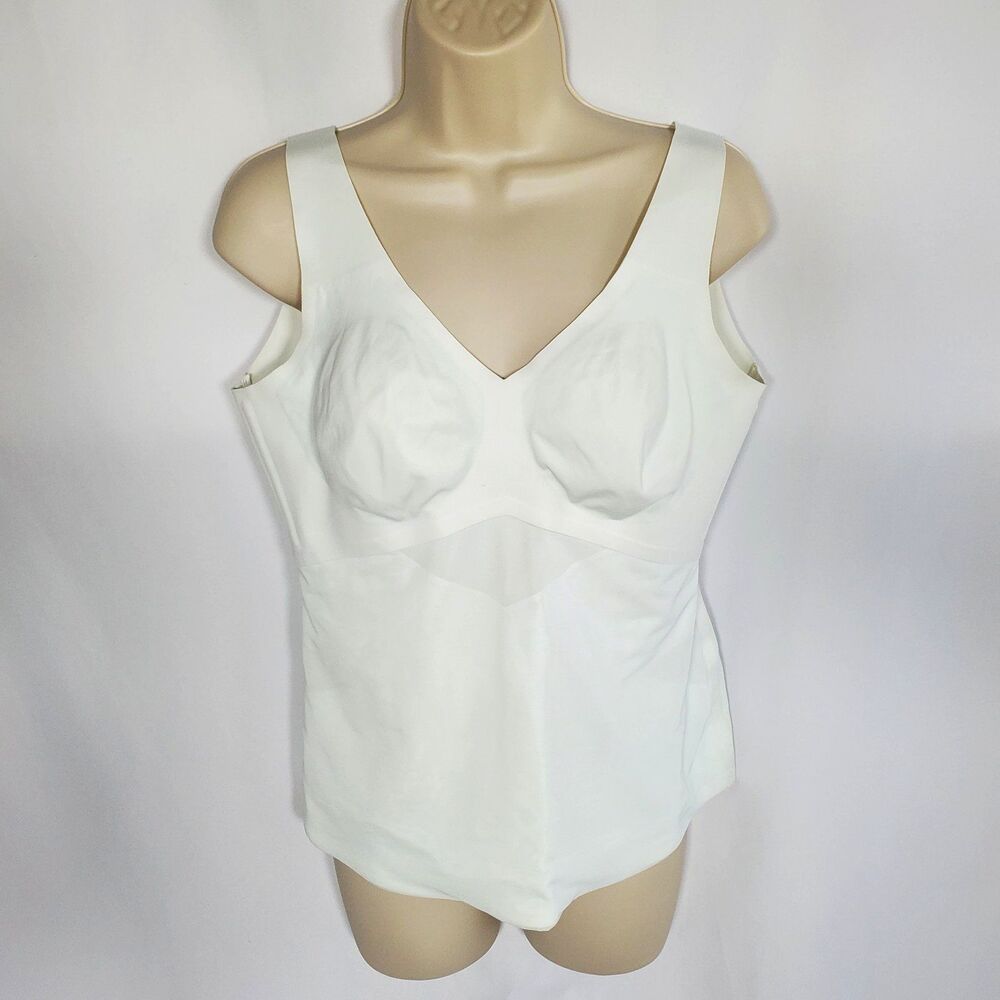 Honeylove White Shaping Tank with Built-In Support - Picture 3 of 10